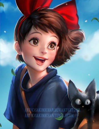 Kiki la aprendiz de bruja by Sakimichan